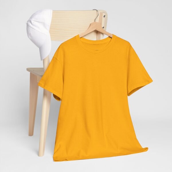 Casual Unisex Heavy Cotton Tee - Comfy Everyday Wear - Image 41