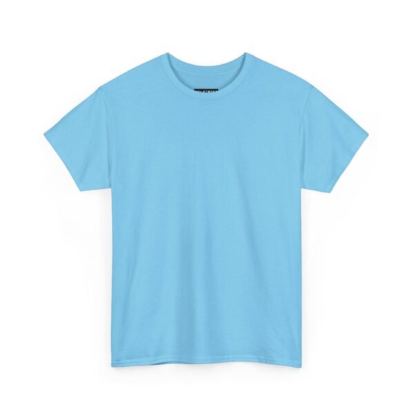 Casual Unisex Heavy Cotton Tee - Comfortable Everyday Wear - Image 2