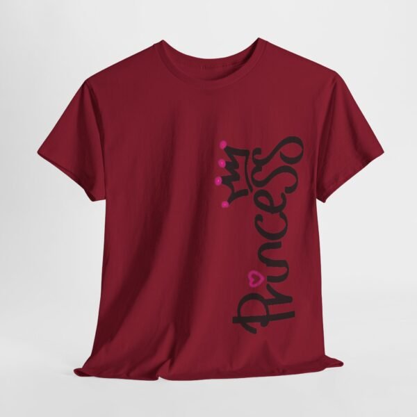 Princess Graphic Unisex Heavy Cotton Tee – Perfect Gift for Young Royals - Image 13