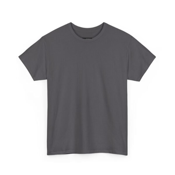 Casual Unisex Heavy Cotton Tee - Perfect for Everyday Wear - Image 2