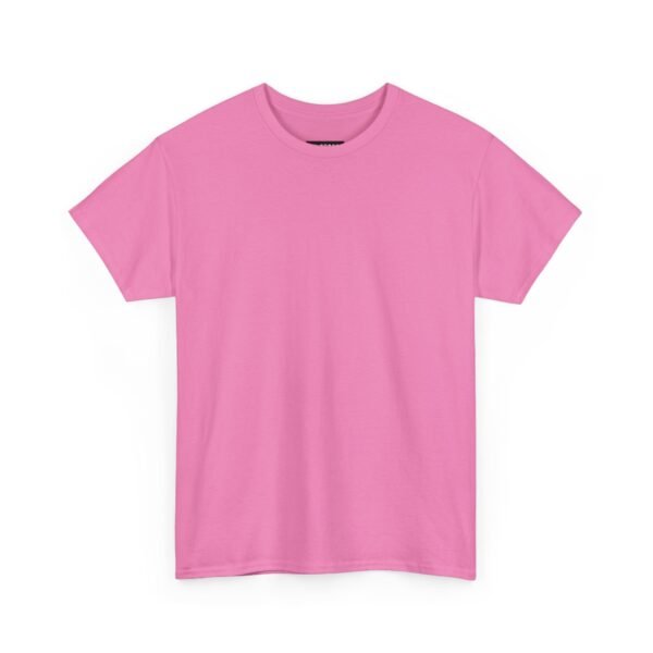 Comfortable Unisex Heavy Cotton Tee in Soft Pink - Casual Everyday Wear - Image 23