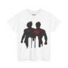 Heroic Duo Unisex Heavy Cotton Tee - Batman & Superman Design - Image 2