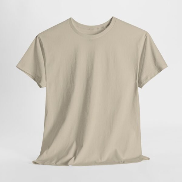 Casual Unisex Heavy Cotton Tee - Comfy Everyday Wear - Image 15