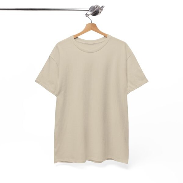 Casual Unisex Heavy Cotton Tee - Comfy Everyday Wear - Image 16