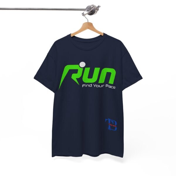 Motivational Running Tee - 'Find Your Pace' Unisex Heavy Cotton T-Shirt - Image 24