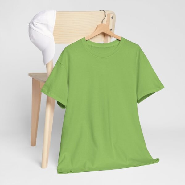 Vibrant Green Unisex Heavy Cotton Tee for Casual Comfort - Image 17
