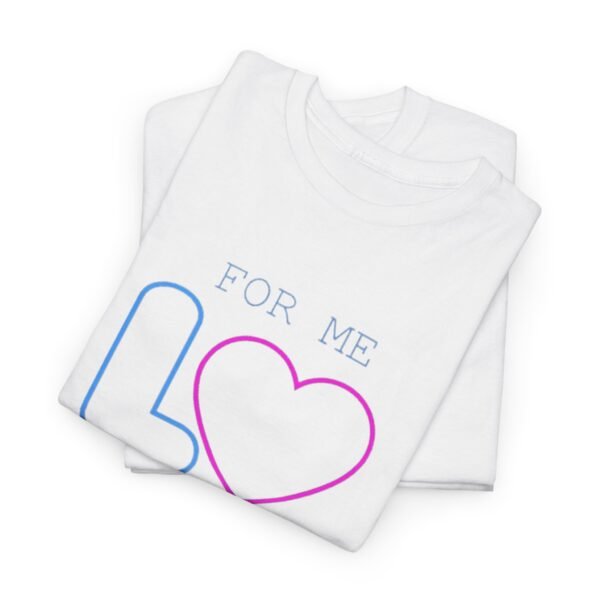 Romantic Unisex Heavy Cotton Tee - 'For Me, Love is You' - Image 18