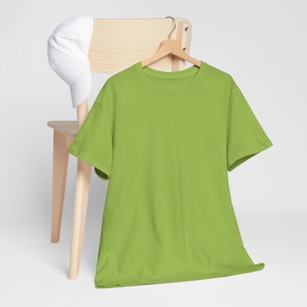 Vibrant Green Unisex Heavy Cotton Tee for Casual Comfort - Image 5