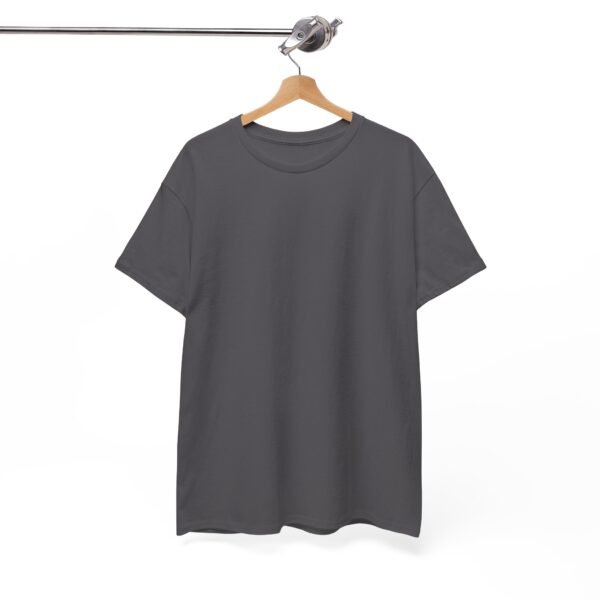 Casual Unisex Heavy Cotton Tee - Perfect for Everyday Wear - Image 4