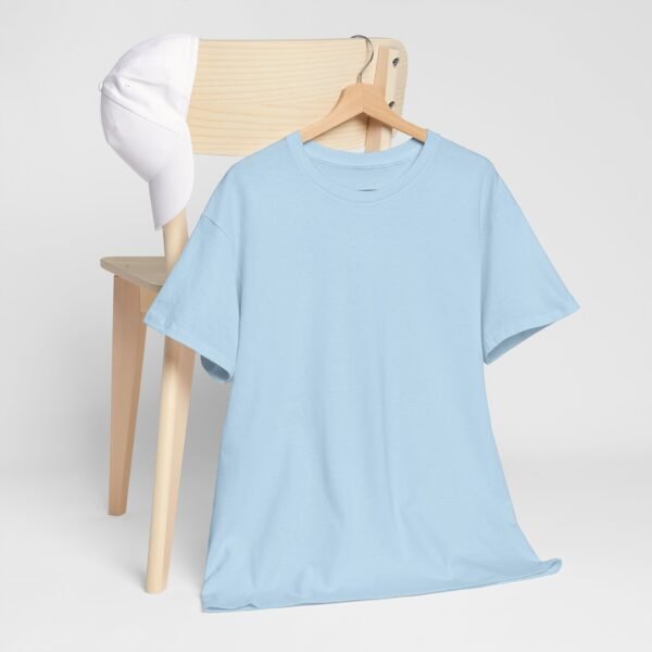 Casual Unisex Heavy Cotton Tee - Comfortable Everyday Wear - Image 17
