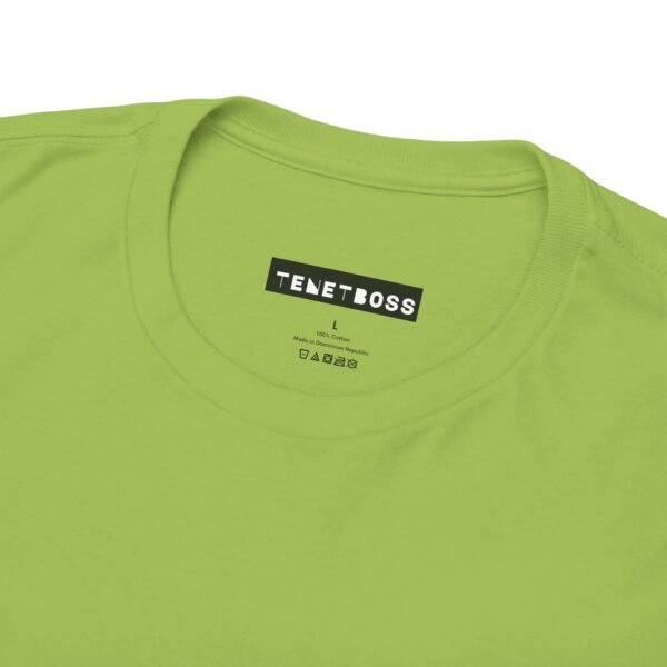 Vibrant Green Unisex Heavy Cotton Tee for Casual Comfort - Image 6
