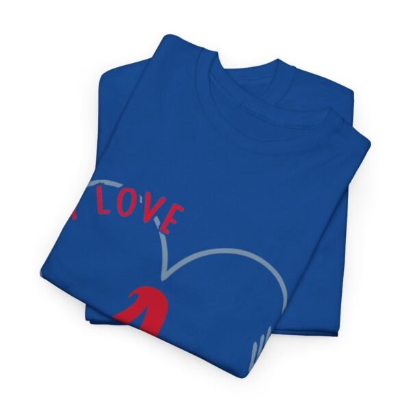 Love Heart Unisex Tee - CUSTOMIZEABLE - Image 28
