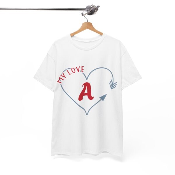 Love Heart Unisex Tee - CUSTOMIZEABLE - Image 14