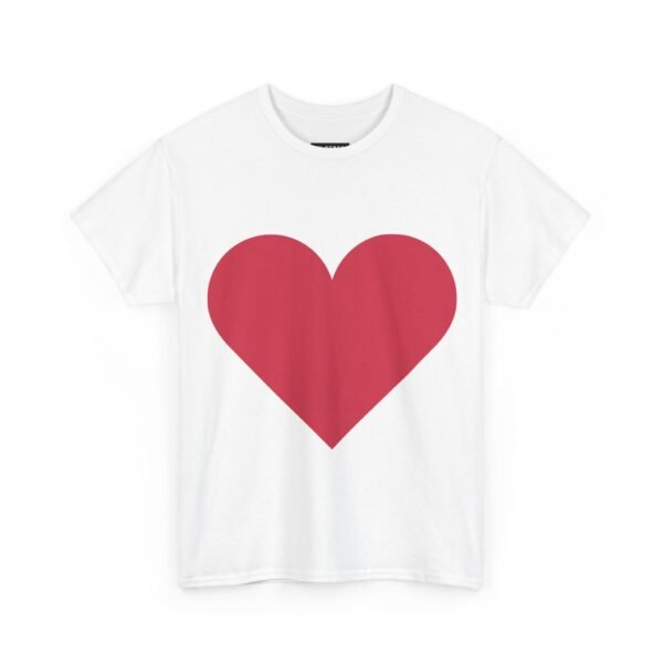 Heart Graphic Unisex Heavy Cotton Tee - Perfect for Valentine's Day and Everyday Love - Image 11