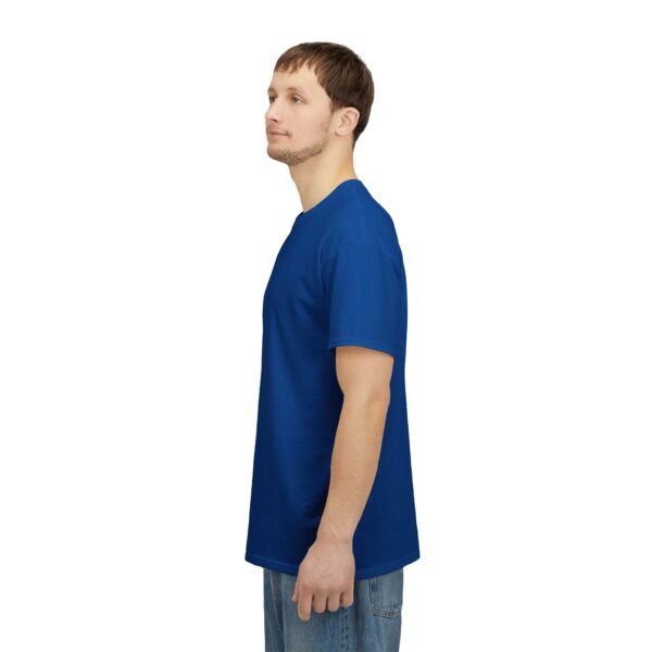 Bold Blue Unisex Heavy Cotton Tee - Comfortable Everyday Wear - Image 10