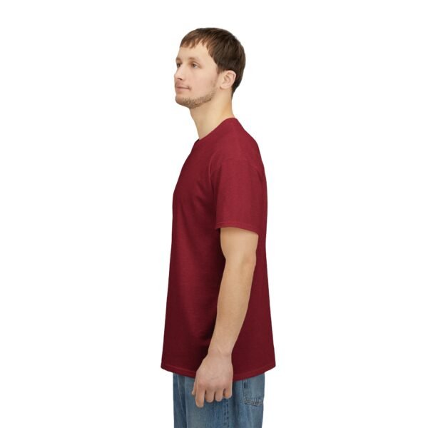 cherry red Unisex Heavy Cotton Tee - Comfortable Everyday Style for All Occasions - Image 10