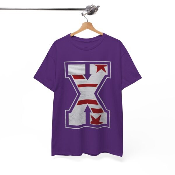 Bold Unisex Heavy Cotton Tee with Star & Stripes Design - Image 26