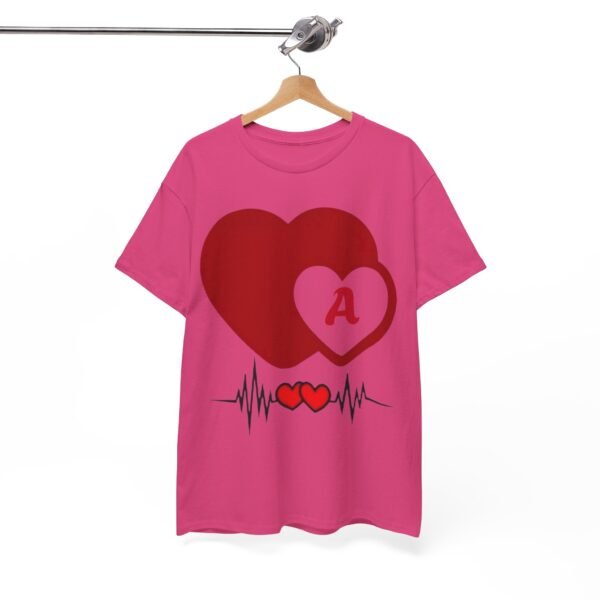 Heartbeat Love Unisex Tee - Perfect for Valentine's Day & Romantic Gifts - Image 34