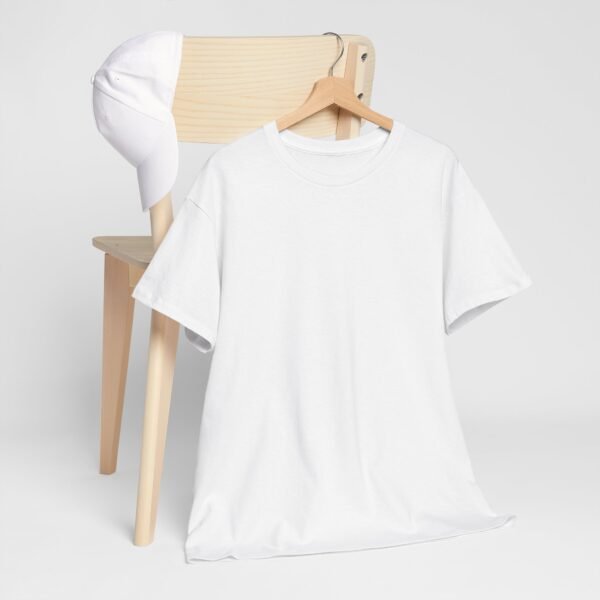 White Unisex Cotton Tee - Image 5