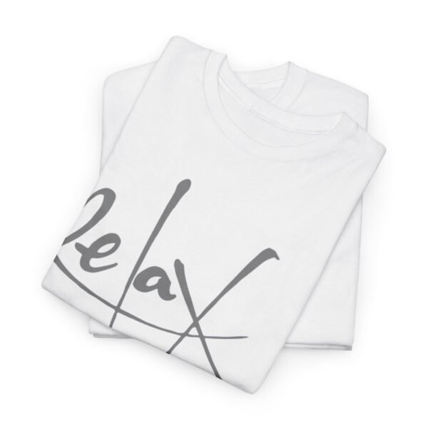 Relax Unisex Heavy Cotton Tee - Comfortable Casual Wear for Stress Relief - Image 18