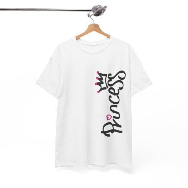 Princess Graphic Unisex Heavy Cotton Tee – Perfect Gift for Young Royals - Image 4