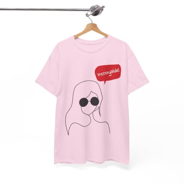 Incredible Vibes Unisex Heavy Cotton Tee - Stylish Graphic T-Shirt for Everyday Wear - Image 2