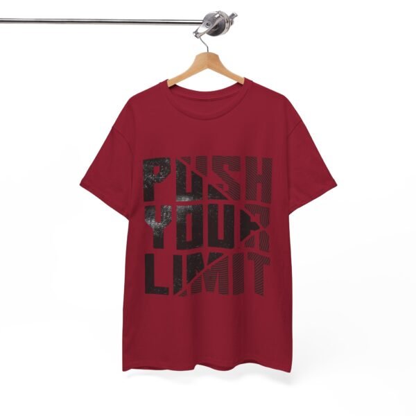 Push Your Limit Unisex Heavy Cotton Tee - Motivational Workout Shirt - Image 14