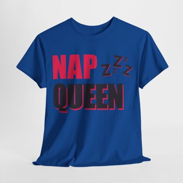 Nap Queen Unisex Heavy Cotton Tee - Perfect for Nappers and Relaxation Lover - Image 9