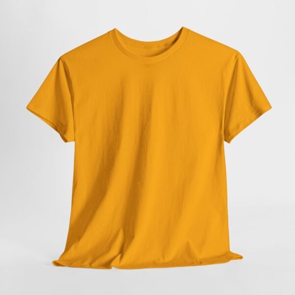 Casual Unisex Heavy Cotton Tee - Comfy Everyday Wear - Image 39