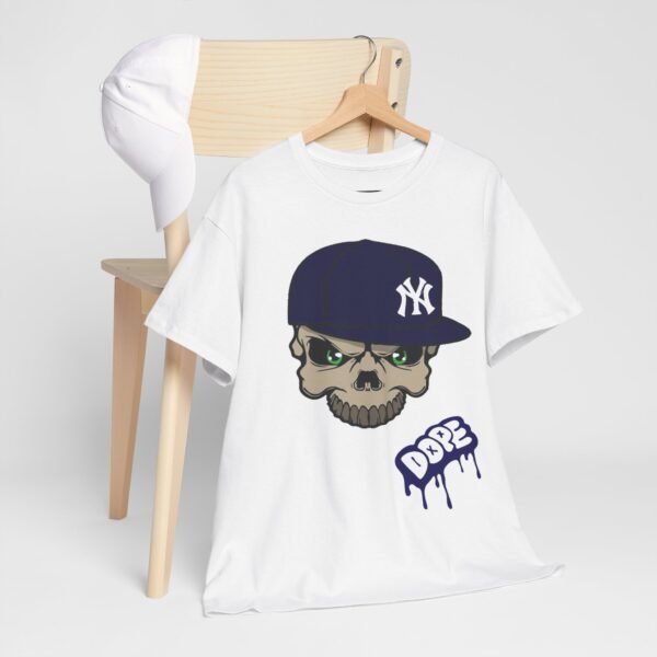 Edgy Skull Graphic Unisex Heavy Cotton Tee - DDBE Streetwear - Image 15