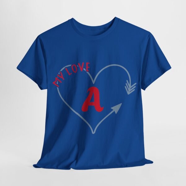 Love Heart Unisex Tee - CUSTOMIZEABLE - Image 23