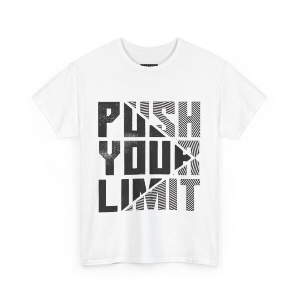 Push Your Limit Unisex Heavy Cotton Tee - Motivational Workout Shirt - Image 2