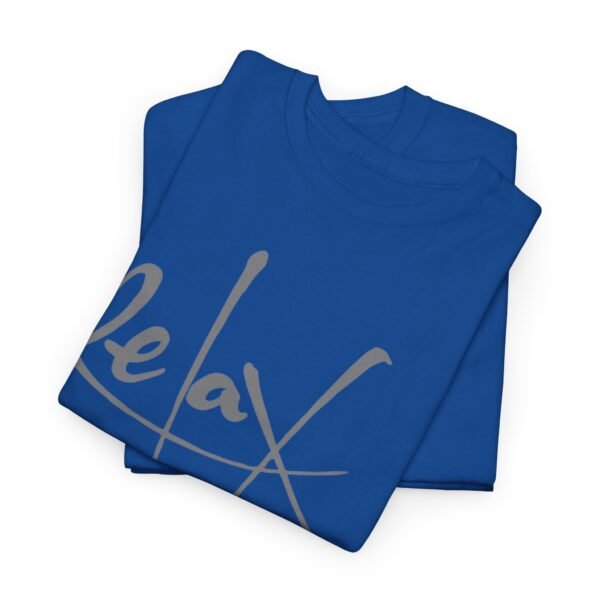 Relax Unisex Heavy Cotton Tee - Comfortable Casual Wear for Stress Relief - Image 28