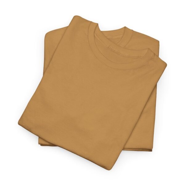 Casual Unisex Heavy Cotton Tee - Comfy Everyday Wear - Image 8