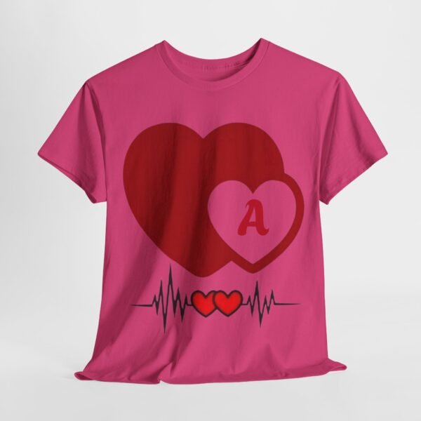 Heartbeat Love Unisex Tee - Perfect for Valentine's Day & Romantic Gifts - Image 33