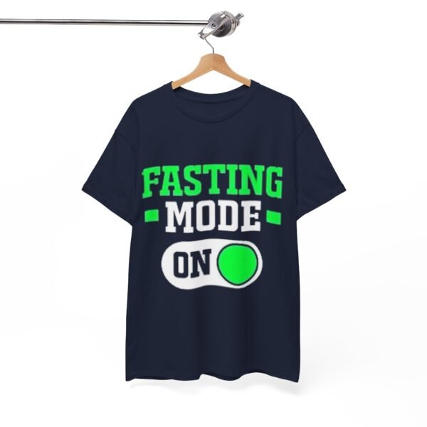 Fasting Mode On Unisex Heavy Cotton Tee | Funny Fitness Shirt - Image 13