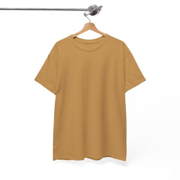 Casual Unisex Heavy Cotton Tee - Comfy Everyday Wear - Image 4