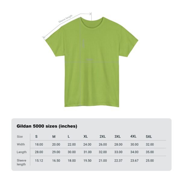 Vibrant Green Unisex Heavy Cotton Tee for Casual Comfort - Image 12
