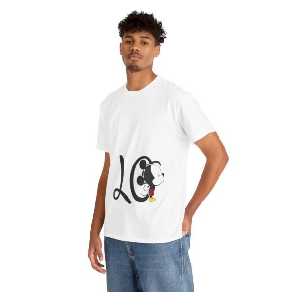 Mickey Mouse Love Unisex Heavy Cotton Tee - Casual Fun Tee for Disney Fans - Image 9