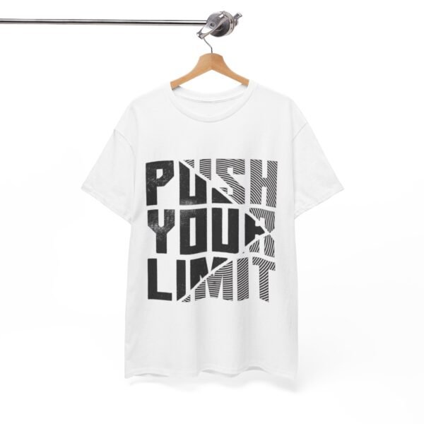 Push Your Limit Unisex Heavy Cotton Tee - Motivational Workout Shirt - Image 4
