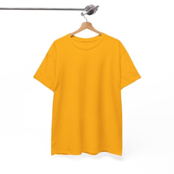 Casual Unisex Heavy Cotton Tee - Comfy Everyday Wear - Image 40