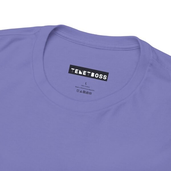 Unisex Heavy Cotton Tee - Soft Lavendar Everyday Comfort - Image 6