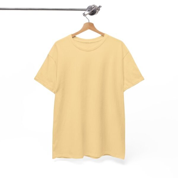 Casual Unisex Heavy Cotton Tee - Comfy Everyday Wear - Image 28