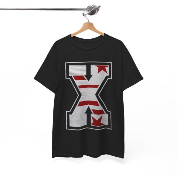 Bold Unisex Heavy Cotton Tee with Star & Stripes Design - Image 14