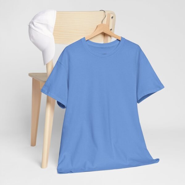 Casual Unisex Heavy Cotton Tee - Comfortable Everyday Wear - Image 25