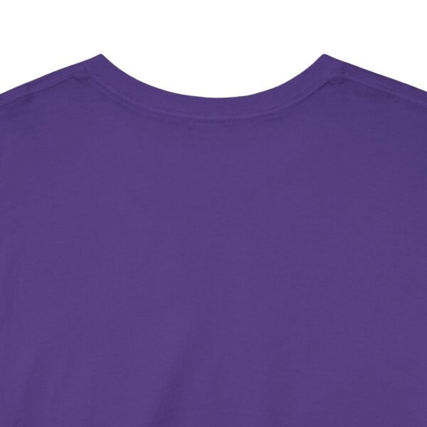 Unisex Heavy Cotton Tee - Comfortable Everyday Wear in Vibrant Purple - Image 7