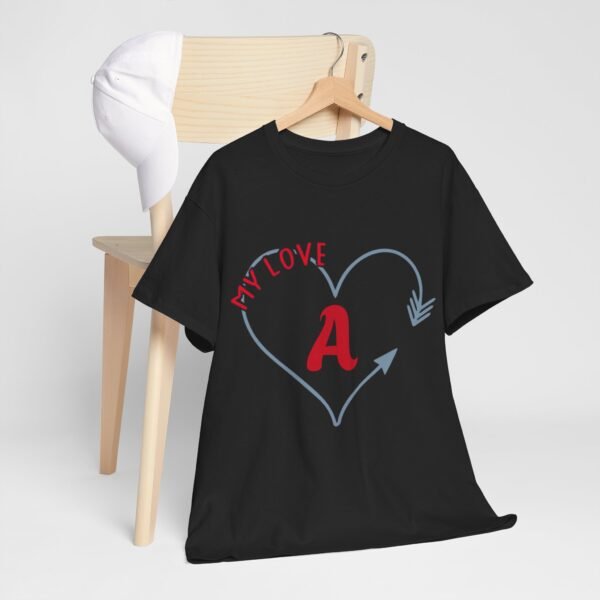 Love Heart Unisex Tee - CUSTOMIZEABLE - Image 5