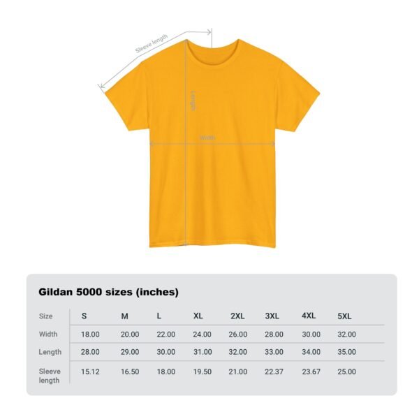 Casual Unisex Heavy Cotton Tee - Comfy Everyday Wear - Image 48