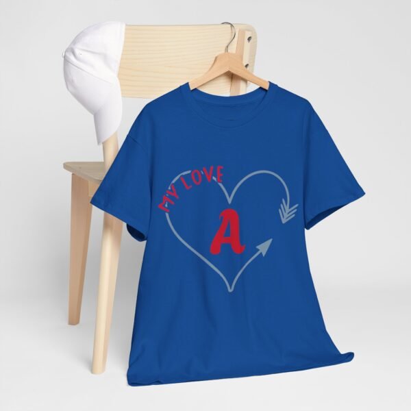 Love Heart Unisex Tee - CUSTOMIZEABLE - Image 25