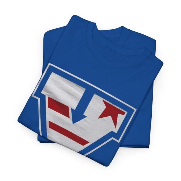 Bold Unisex Heavy Cotton Tee with Star & Stripes Design - Image 24